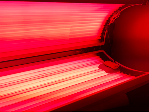 Our lay down red light therapy bed has many health benefits and is a wonderful 15 minute time out to add to your day!